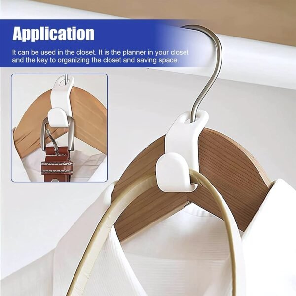 Hanger Connector Hooks – 30 Pcs Multi-Color Space Saver