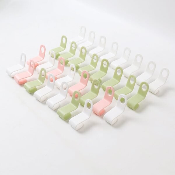Hanger Connector Hooks – 30 Pcs Multi-Color Space Saver