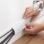 Adhesive Cable Protector Cord Cover 3 Meter Floor Wall Wire Hider (3 Mtr)