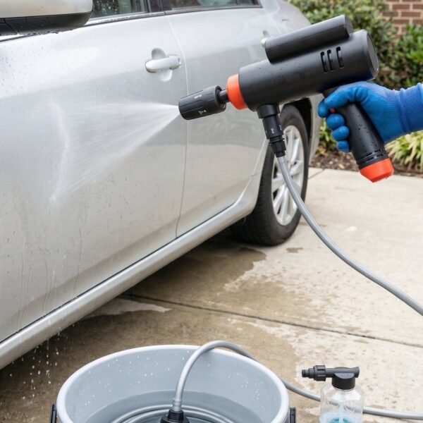 Portable Cordless Car Washer – High Pressure Cleaning Kit