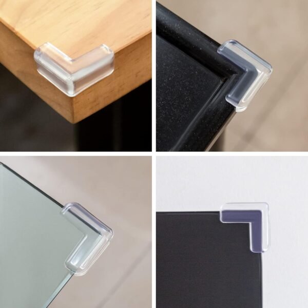 Baby Safety Corner Protector Edge Guard Soft Silicone for Furniture (4 Pc Set)