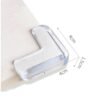 Baby Safety Corner Protector Edge Guard Soft Silicone for Furniture (4 Pc Set)