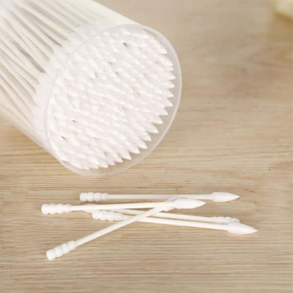 Cotton Ear Buds Set – 200 Soft Tips with Storage Jar