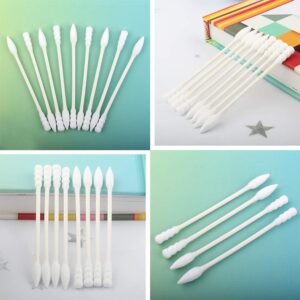 Cotton Ear Buds Set – 200 Soft Tips with Storage Jar