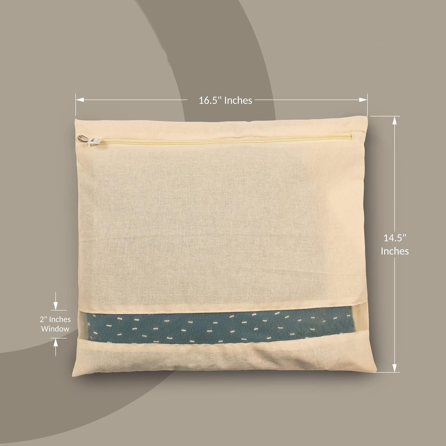 Saree Storage Bag – Zip Closure Multipurpose Organizer 14.5x16.5 cm