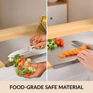Stainless Steel Chopping Board – Hygienic & Durable for Kitchen