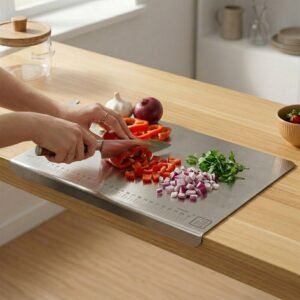 Stainless Steel Chopping Board – Hygienic & Durable for Kitchen