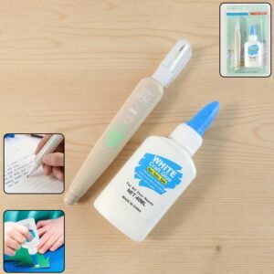 Multipurpose Craft Glue – Precision Adhesive & Correction Pen Set