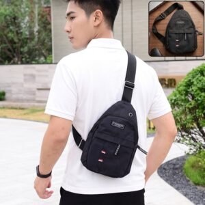 Waterproof USB Charging Sling Bag – Travel & Crossbody | FERVENT