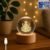 Ganpati 3D Crystal Ball Lamp – Wooden Base Night Light | Indo Glow