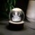 Ganpati 3D Crystal Ball Lamp – Wooden Base Night Light | Indo Glow