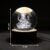 Ganpati 3D Crystal Ball Lamp – Wooden Base Night Light | Indo Glow
