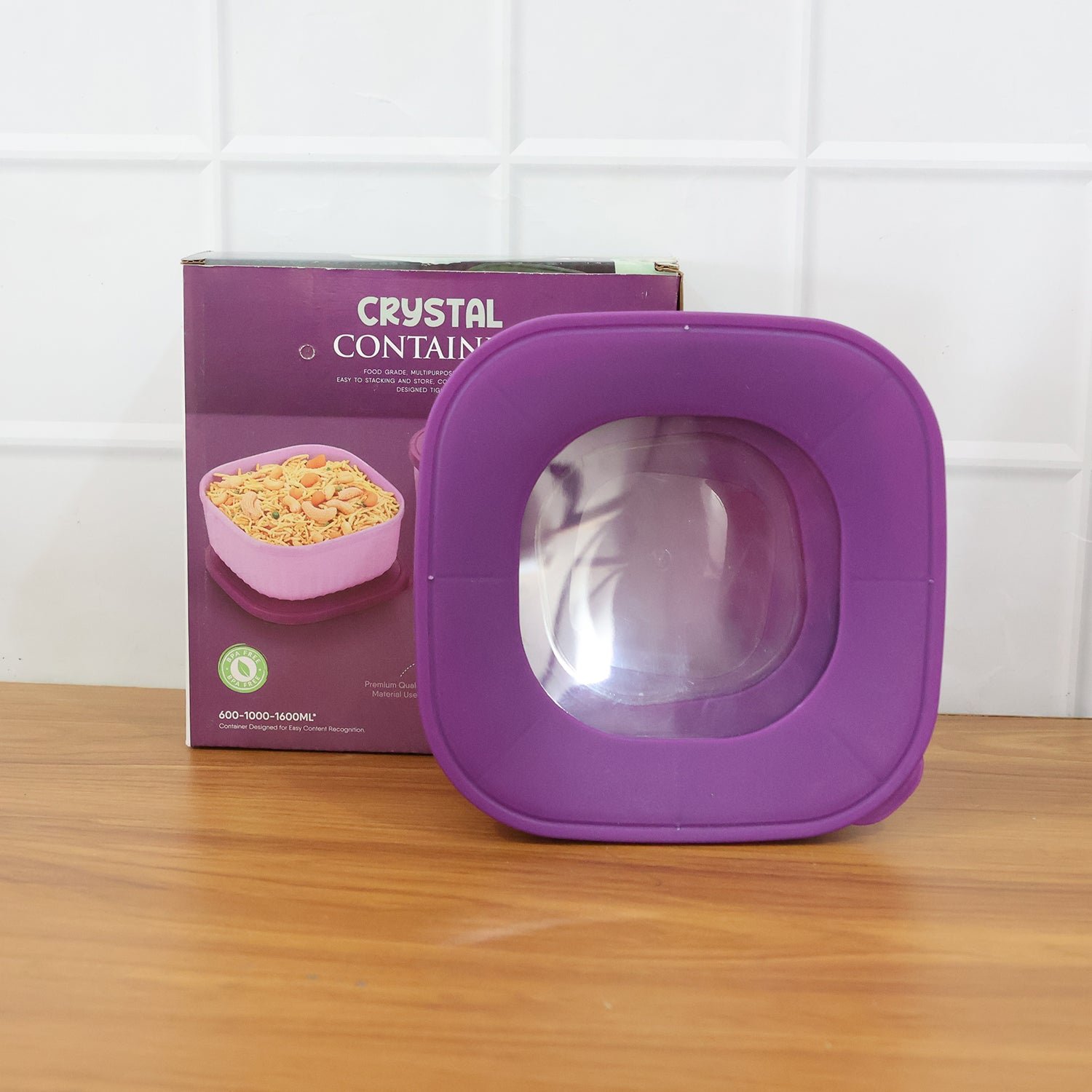 Food Storage Container Set – Leak-Resistant, Stackable 3-Piece