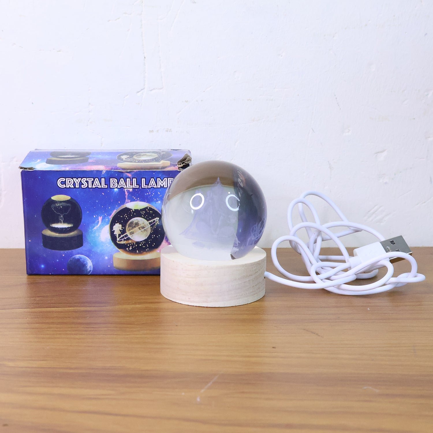 3D Crystal Ball Lamp – Enchanting Night Light & Decor |
