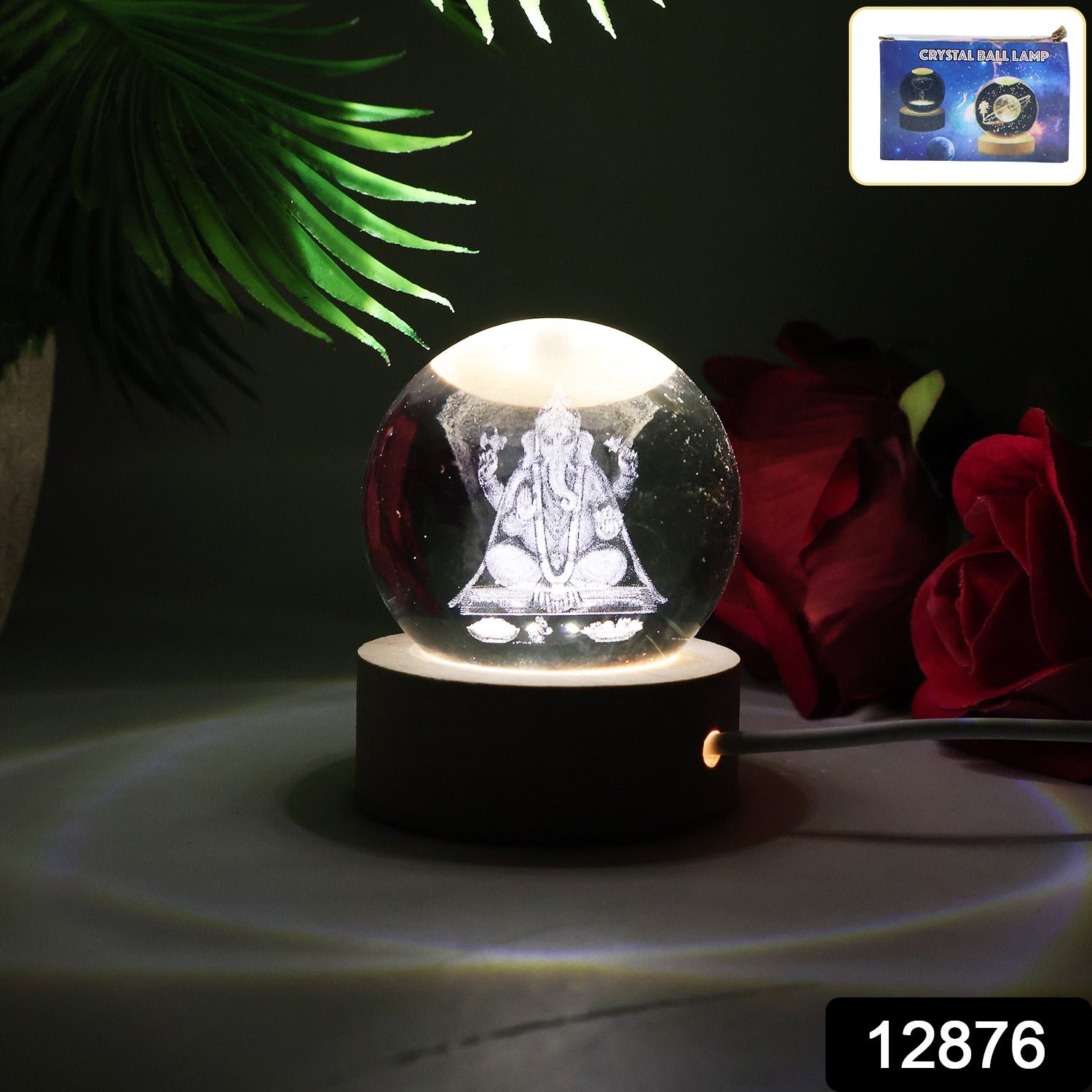 3D Crystal Ball Lamp – Enchanting Night Light & Decor |