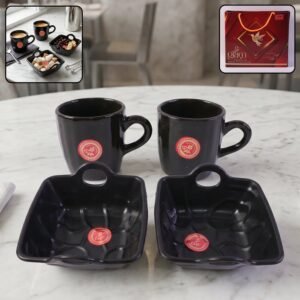 Play Station Ceramic Mug and plastic Bowl Set – 4-Piece | JubileeJoy