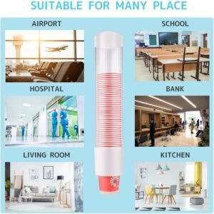Automatic Paper Cup Dispenser – Hygienic Wall-Mounted Holder