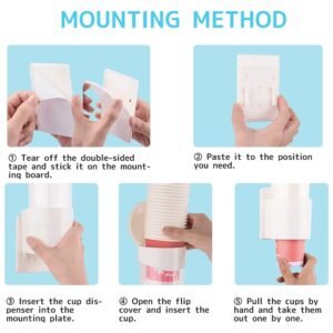 Automatic Paper Cup Dispenser – Hygienic Wall-Mounted Holder