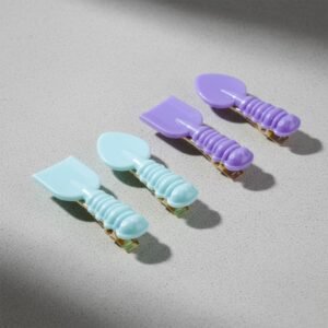Spoon & Spatula Hair Clip Set – Cute & Lightweight 4 Pack
