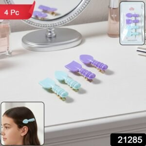 Spoon & Spatula Hair Clip Set – Cute & Lightweight 4 Pack