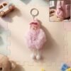 Plush Doll Keychain – Soft Fur Ball Charm