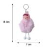 Plush Doll Keychain – Soft Fur Ball Charm