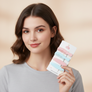 Pastel Comb Hair Clip Set – Lightweight Daily Styling Pack of 4