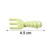 Mini Fork Hair Clips – Pastel Set of 4 for Girls & Women
