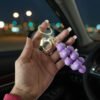 Cloud Keychain with Bell Colorful Cartoon Design