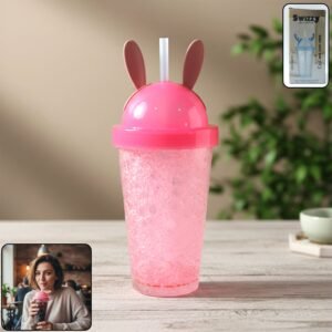 Bunny Ear Sipper Bottle – Cute 500 ML Spill-Resistant Water Bottle