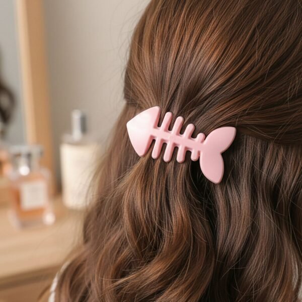 Cartoon Hair Clips – Playful & Secure 4-Pc Hair Accessories