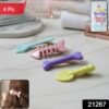 Cartoon Hair Clips – Playful & Secure 4-Pc Hair Accessories