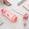 Kids Water Bottle – Fun Design with Flip Straw Lid for Easy Drinking