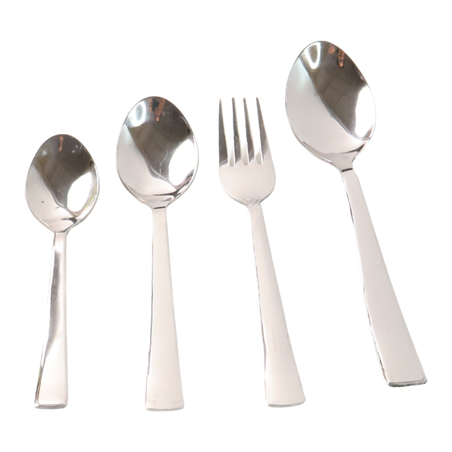 Stainless Steel Cutlery Set – 16-Piece with Elegant Stand