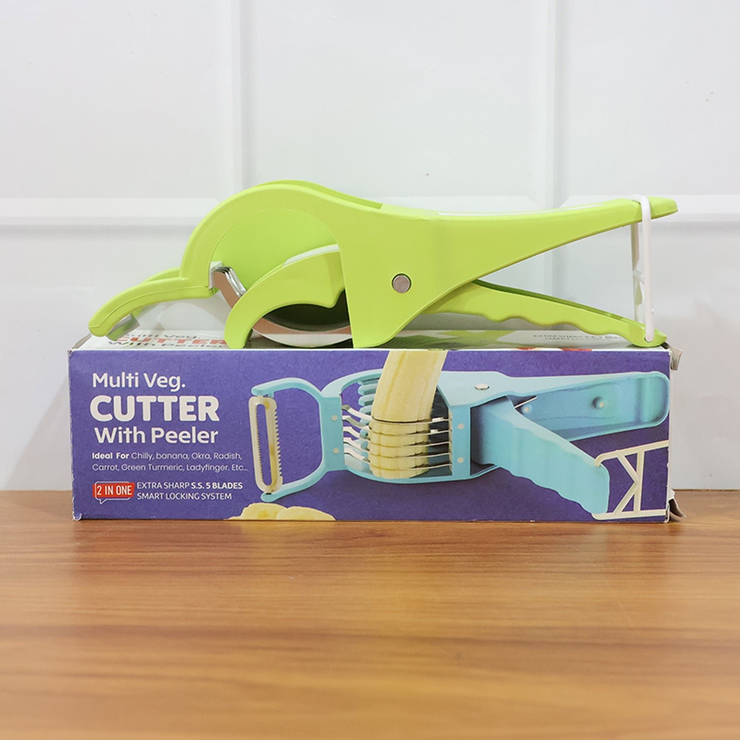 Vegetable Cutter with Peeler – Safe & Efficient Slicing | Quickslice