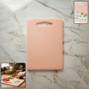 Plastic Chopping Board with Handle Grip – Compact 30x20cm