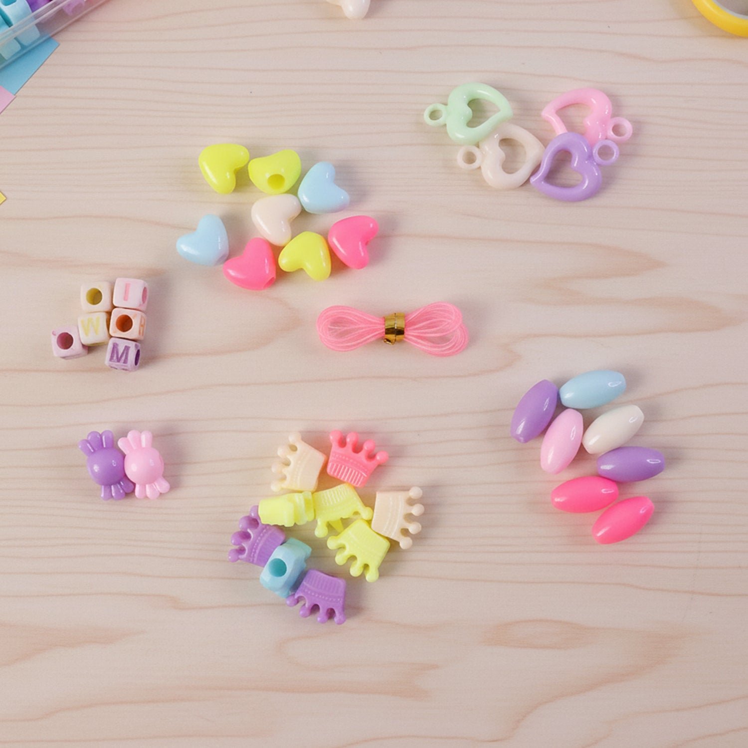 DIY Beading Jewellery Making Kit – Creative Craft Set for Kids