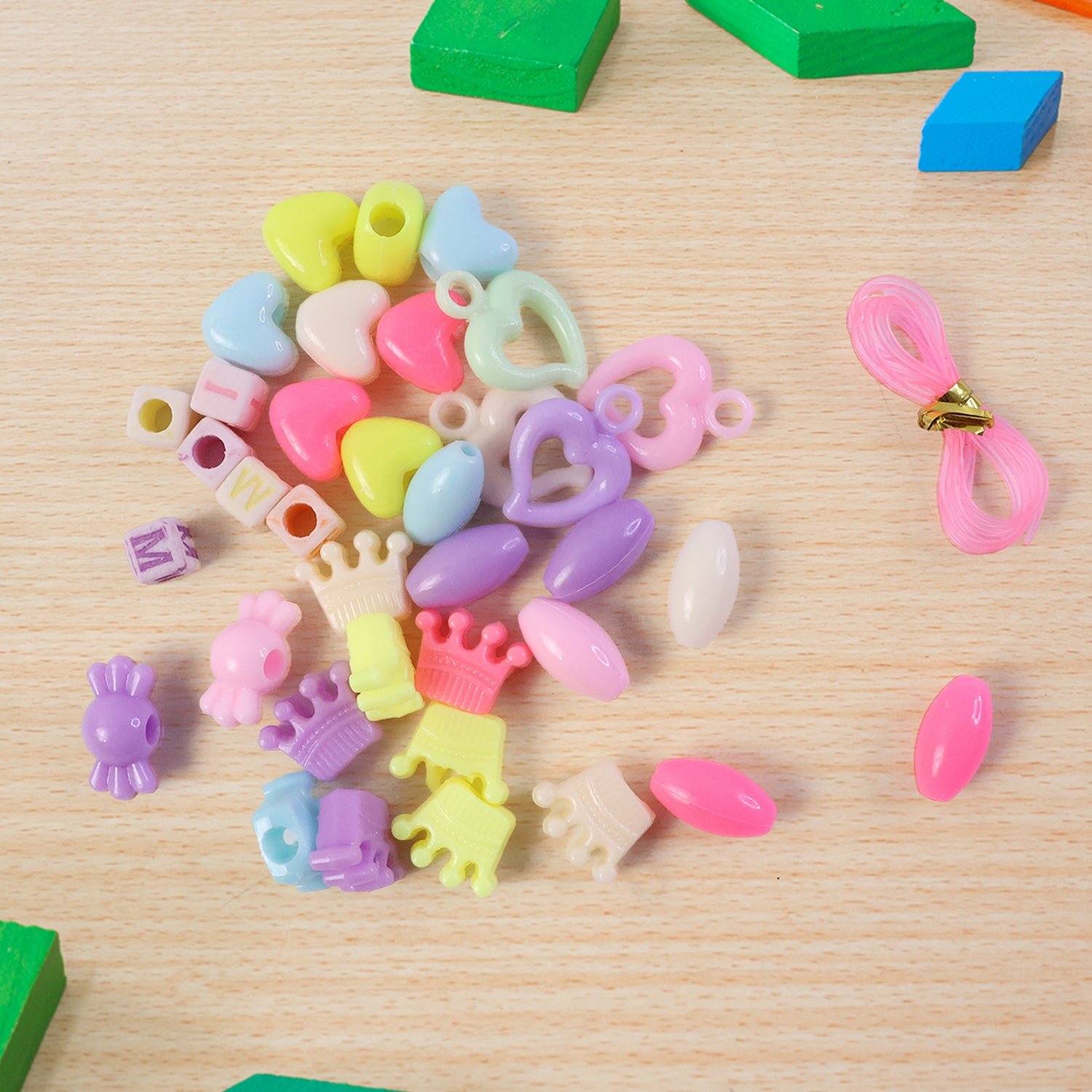 DIY Beading Jewellery Making Kit – Creative Craft Set for Kids