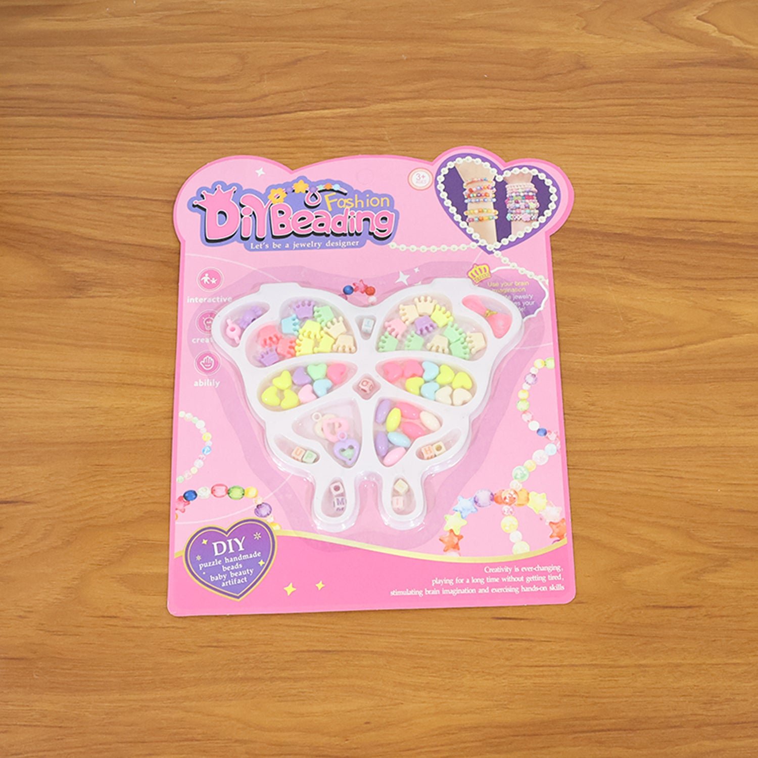 DIY Beading Jewellery Making Kit – Creative Craft Set for Kids