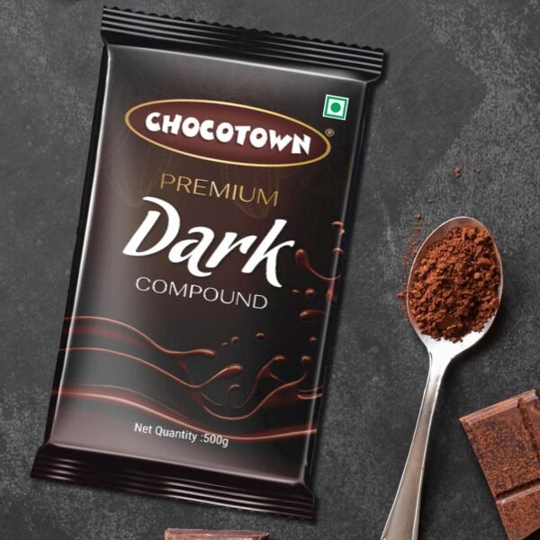 Dark Chocolate Compound – 500gm Baking Slab | Chocotown