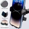 Car Mobile Holder – Adjustable 360° Suction Mount with One-Touch Lock