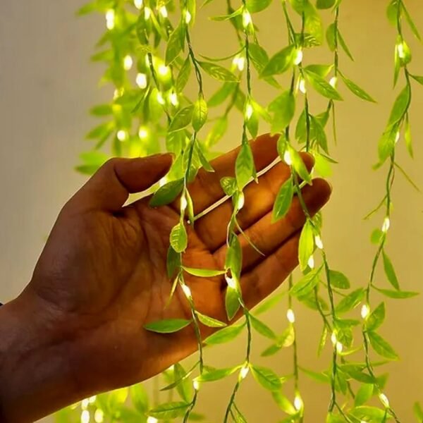 LED Leaf String Light – 3 Meter Decorative Green Vine Lighting