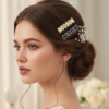 Elegant Design Hair Clips – Stylish 4-Pc Snap Set for Women