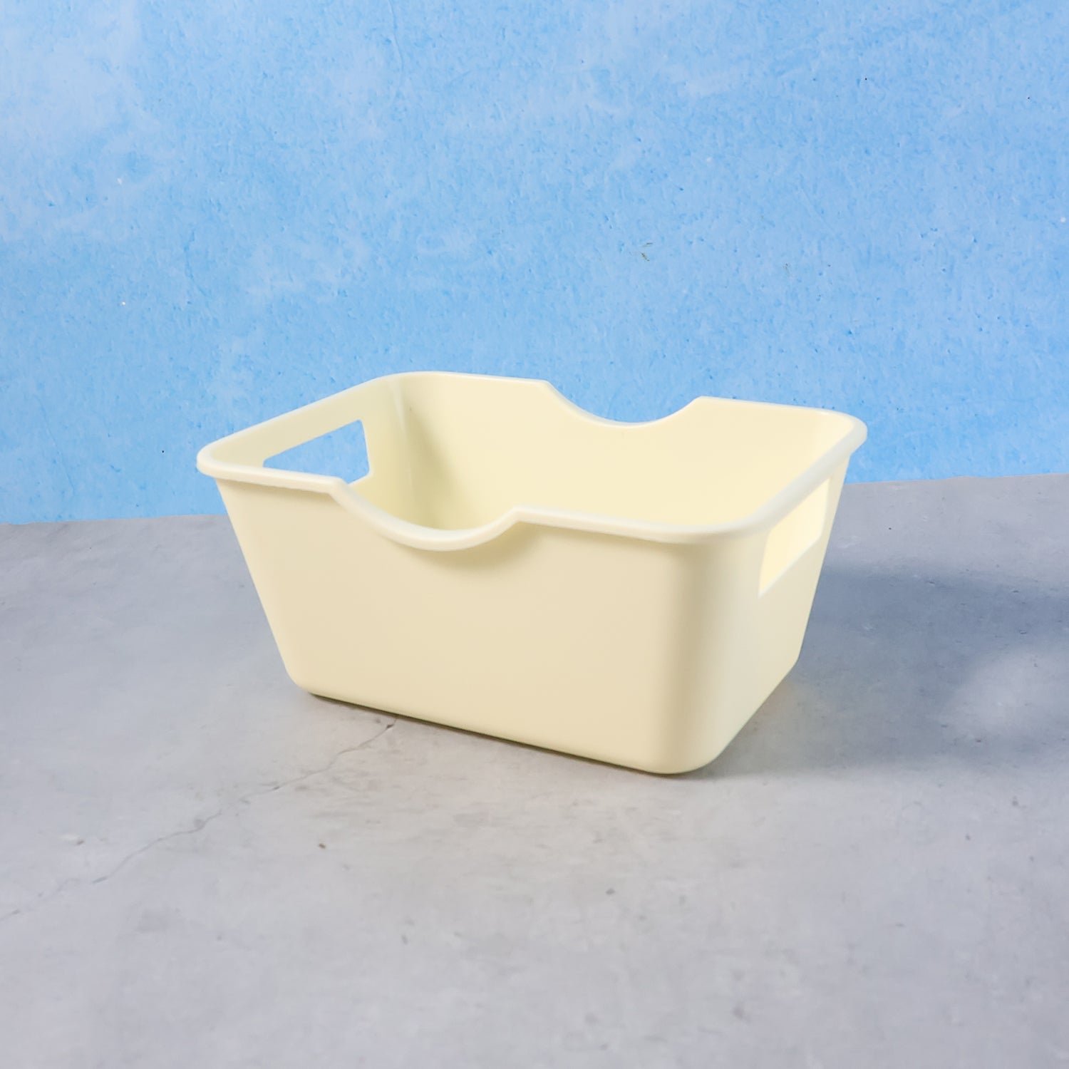 Multi-Purpose Storage Basket – Durable Plastic Organizer with Handles