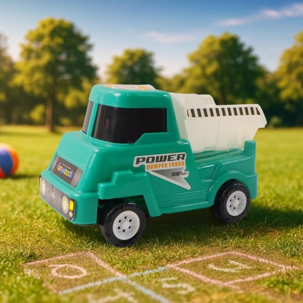 Kids Power Dumper Truck Toy – Friction-Powered Construction Play