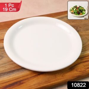 Plastic Round Dinner Plate – 19 cm Durable & Lightweight