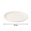 Plastic Round Dinner Plate – 19 cm Durable & Lightweight