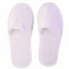 Soft Closed Toe Slippers for Hotel Spa Guest and Home White 28 x 11...