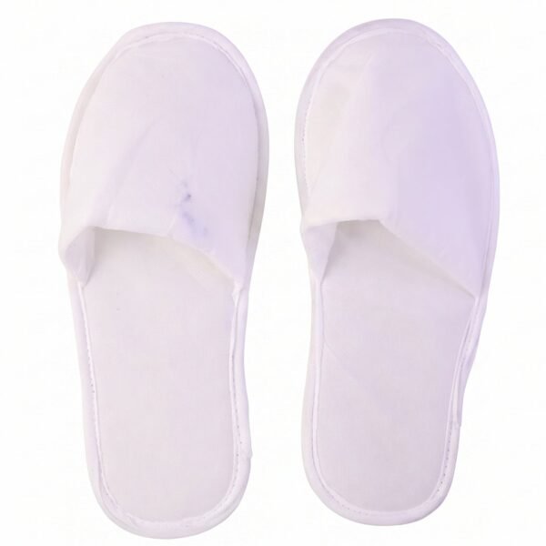 Soft Closed Toe Slippers for Hotel Spa Guest and Home White 28 x 11...