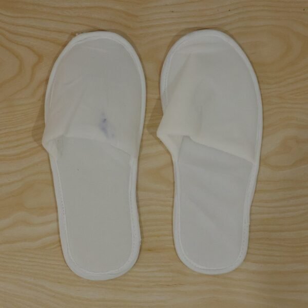 Soft Closed Toe Slippers for Hotel Spa Guest and Home White 28 x 11...